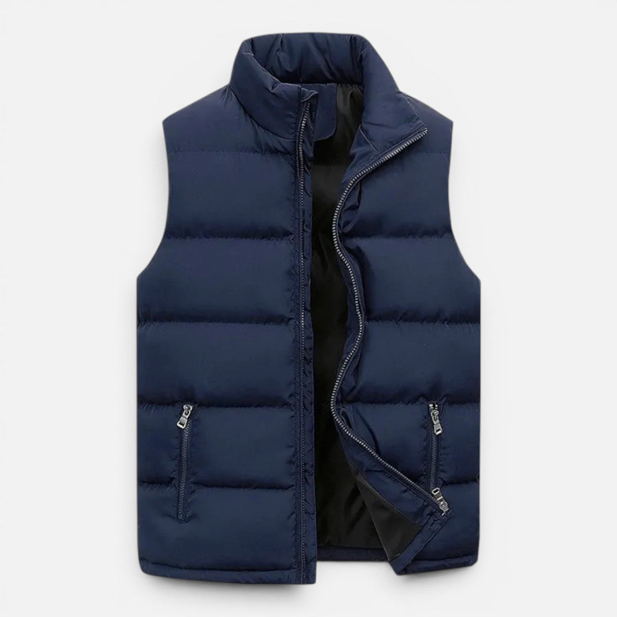 Men's Quilted Puffer Vest Lightweight Insulated Zip Gilet