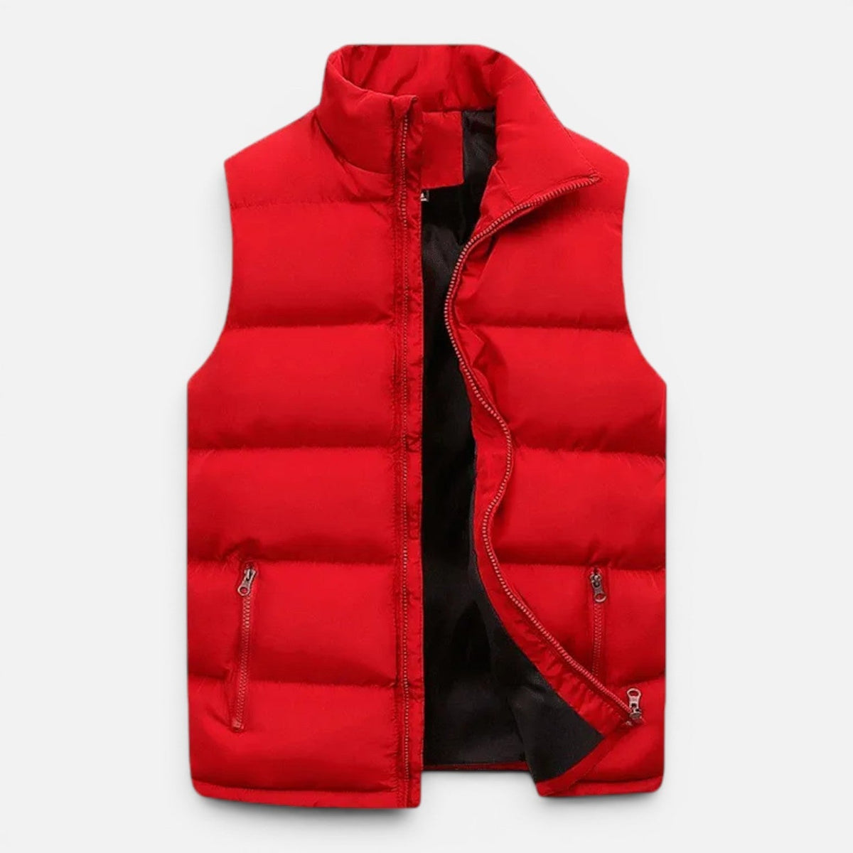 Men's Quilted Puffer Vest Lightweight Insulated Zip Gilet