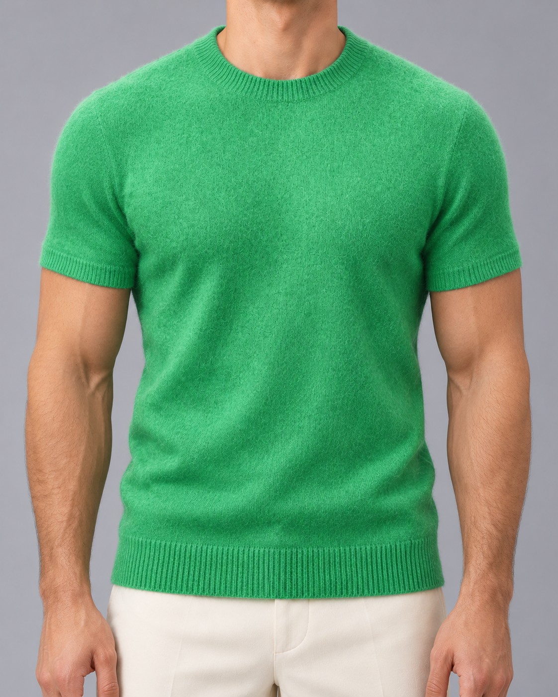 Men's Cashmere T-Shirt | Lightweight Elegant Breathable Tee