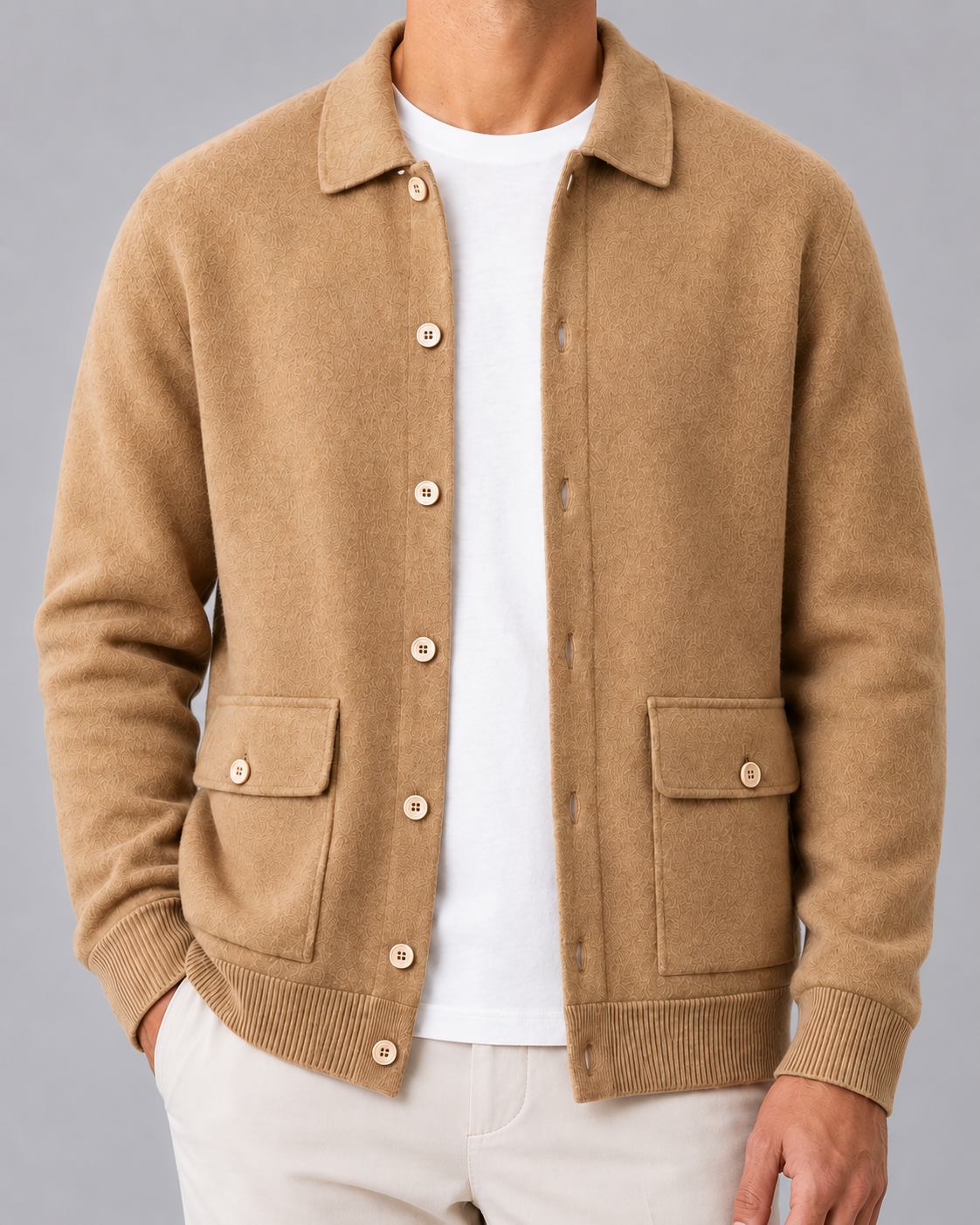 100% Cashmere Cardigan Jacket