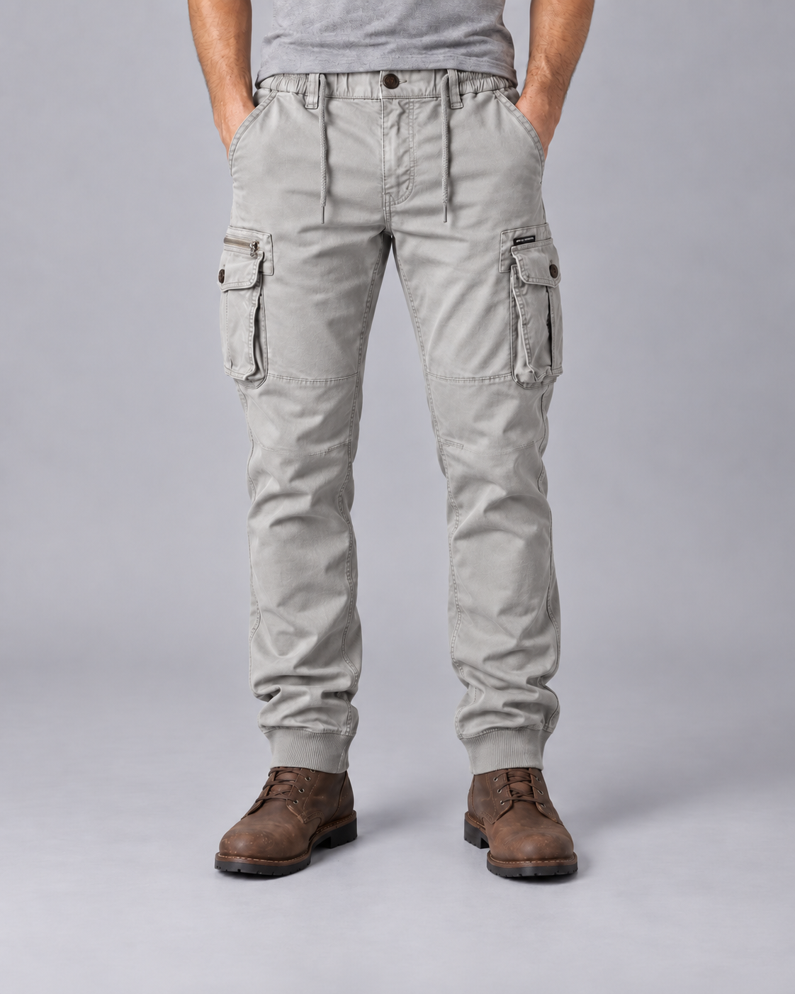Men’s Tactical Cargo Joggers Pants | Slim Fit
