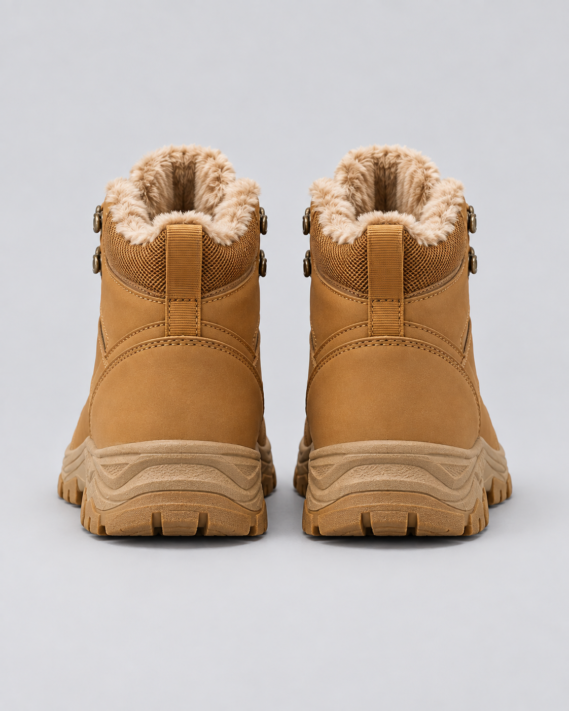 Men's Winter Ankle Boots | Plushed-Lined Collar
