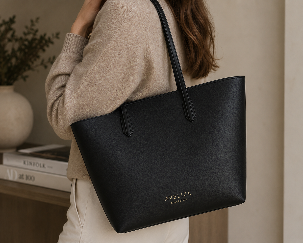 The Julia Tote - Midnight Black