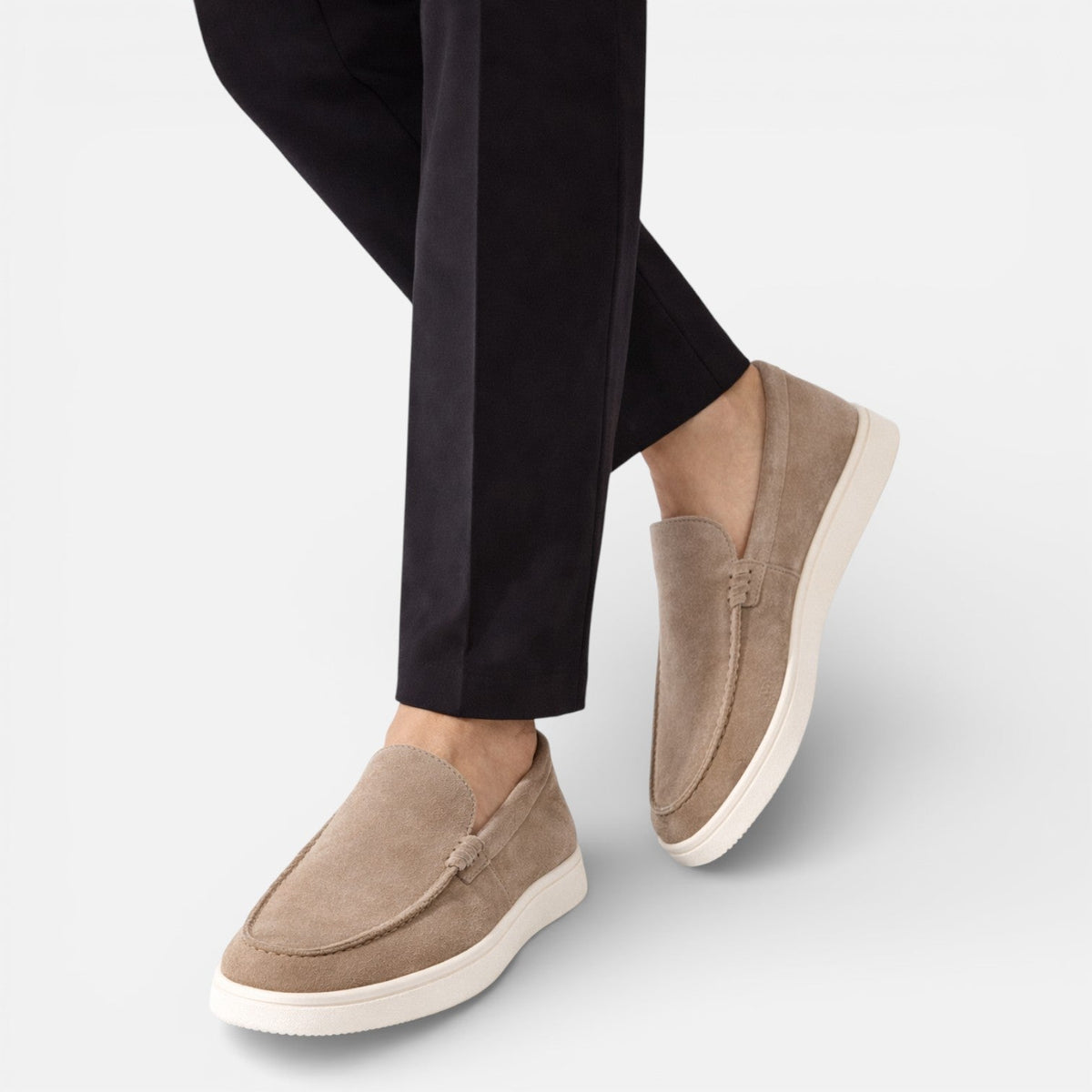 Men’s Suede Loafers Slip On Comfortable Shoes