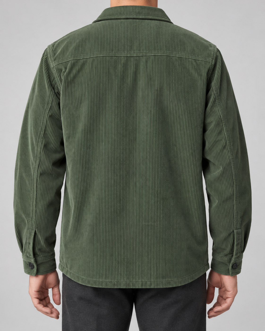 Men's Multi-Pocket Chore Jacket – Button Front, Regular Fit