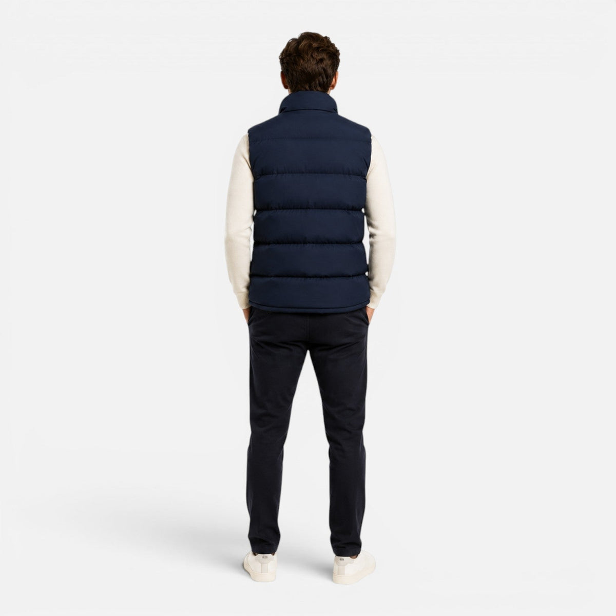 Men's Quilted Puffer Vest Lightweight Insulated Zip Gilet
