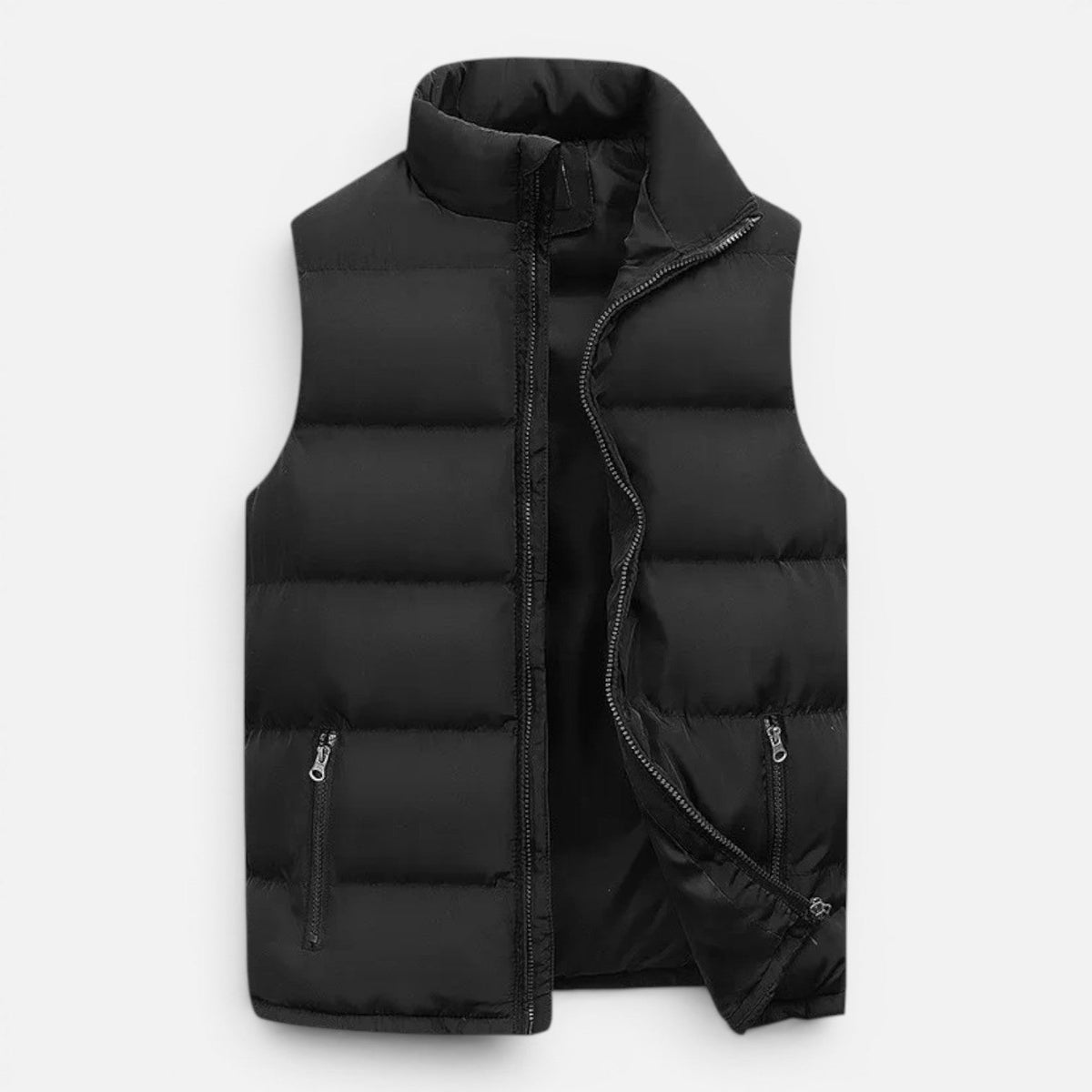 Men's Quilted Puffer Vest Lightweight Insulated Zip Gilet