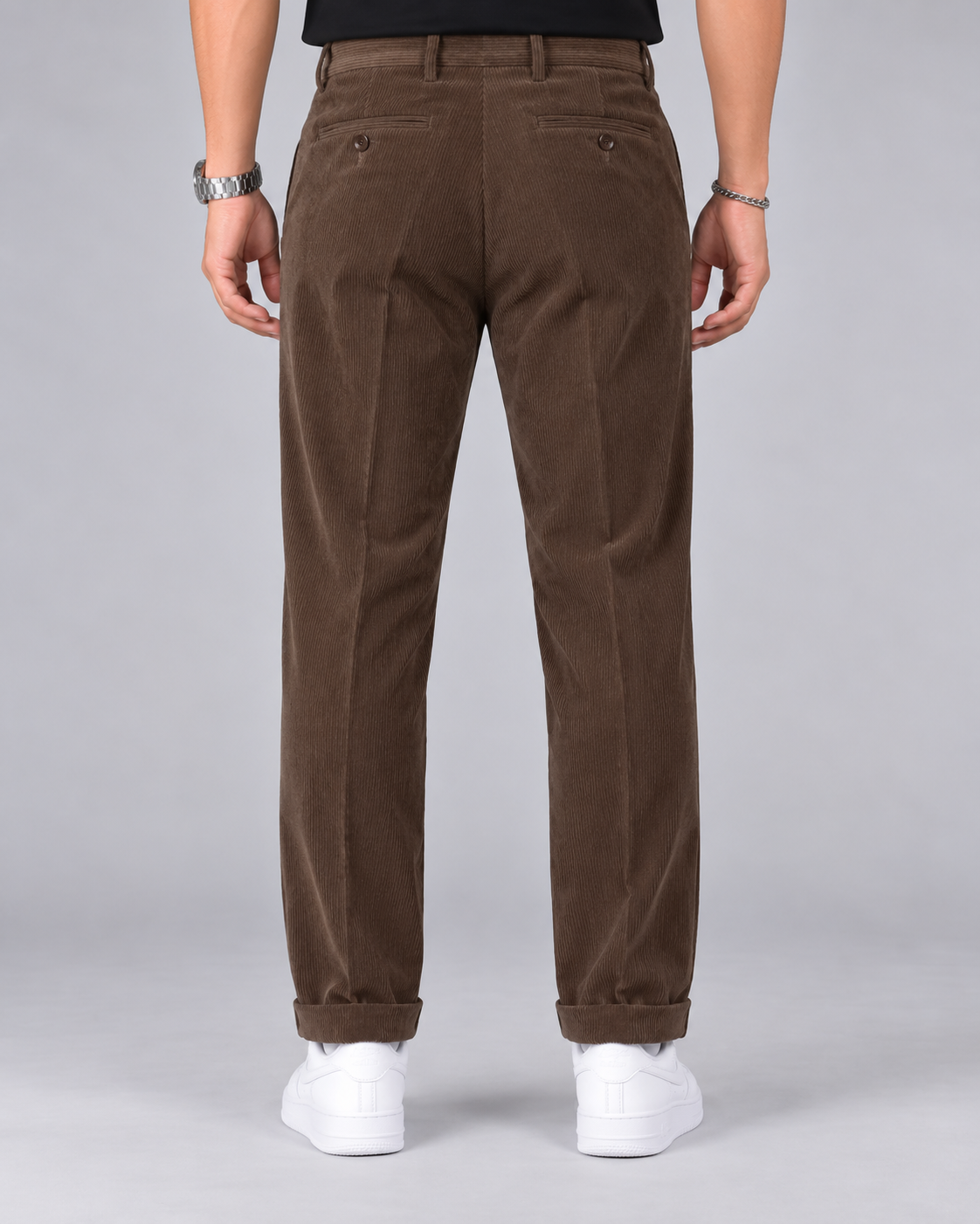 Men's Corduroy Suit Trousers – Pants with Tailored Fit