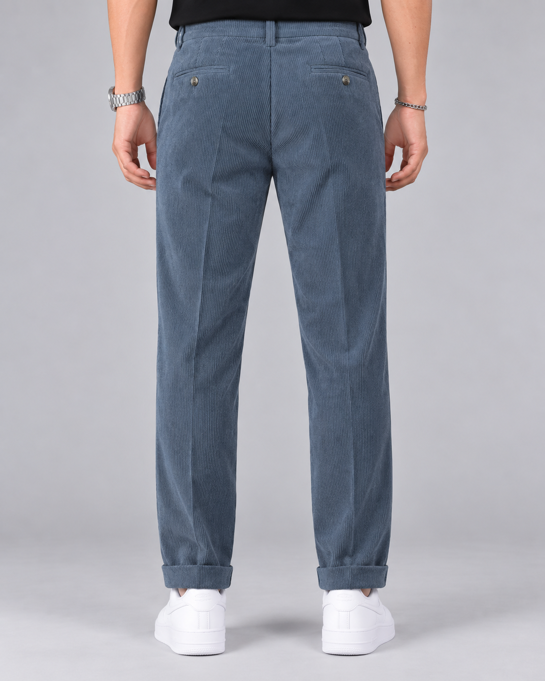 Men's Corduroy Suit Trousers – Pants with Tailored Fit