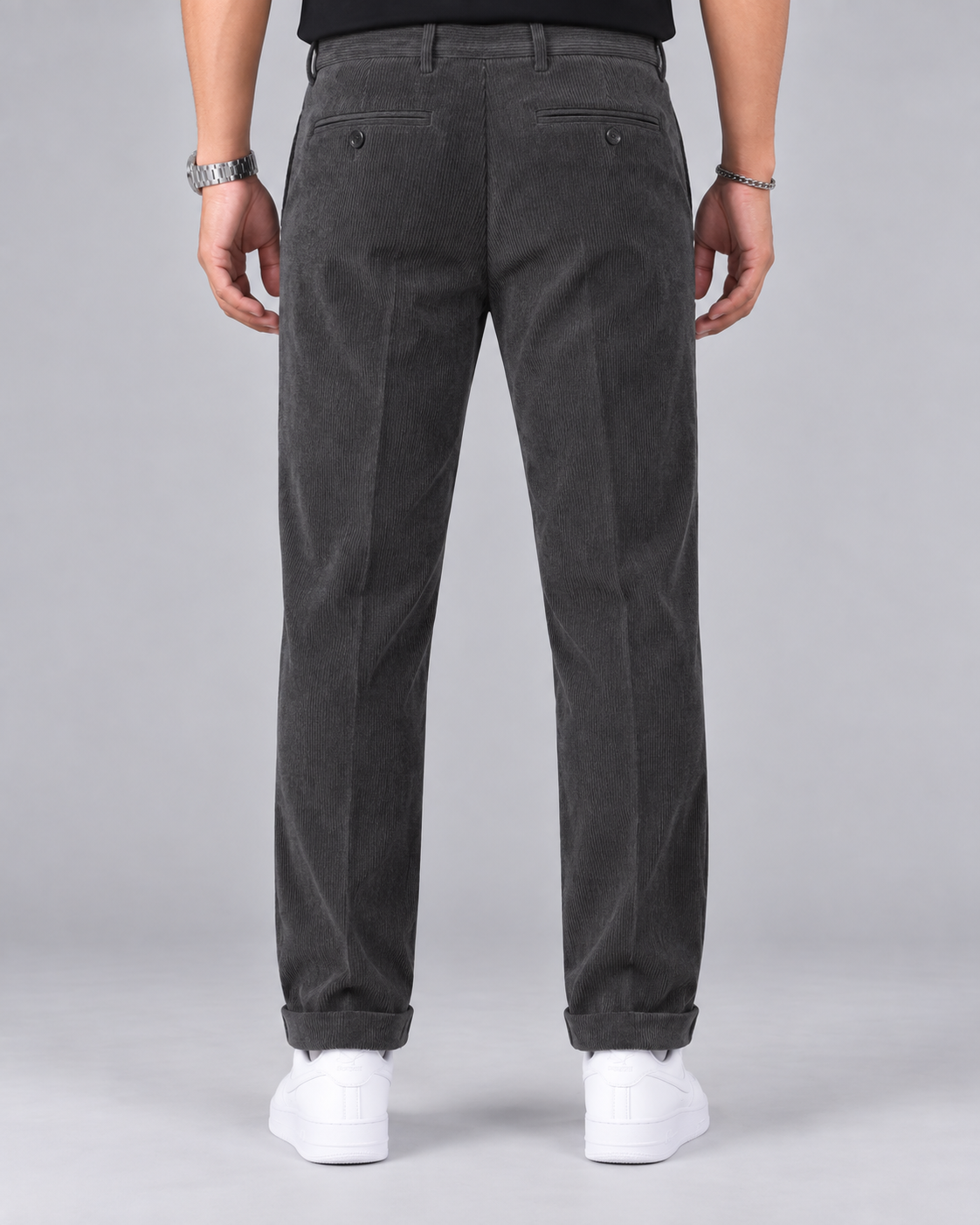 Men's Corduroy Suit Trousers – Pants with Tailored Fit