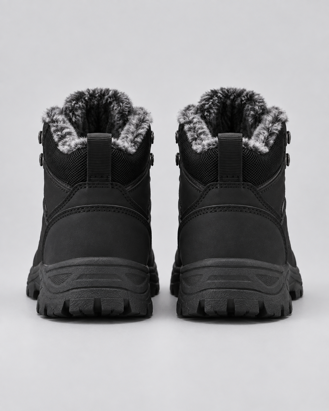 Men's Winter Ankle Boots | Plushed-Lined Collar
