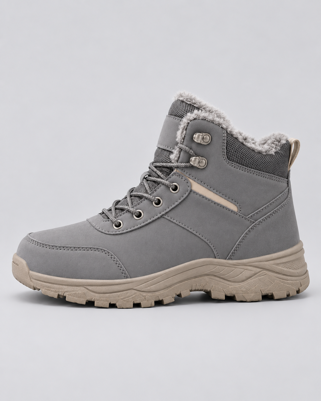 Men's Winter Ankle Boots | Plushed-Lined Collar