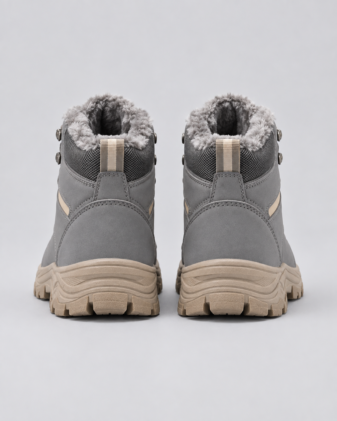 Men's Winter Ankle Boots | Plushed-Lined Collar
