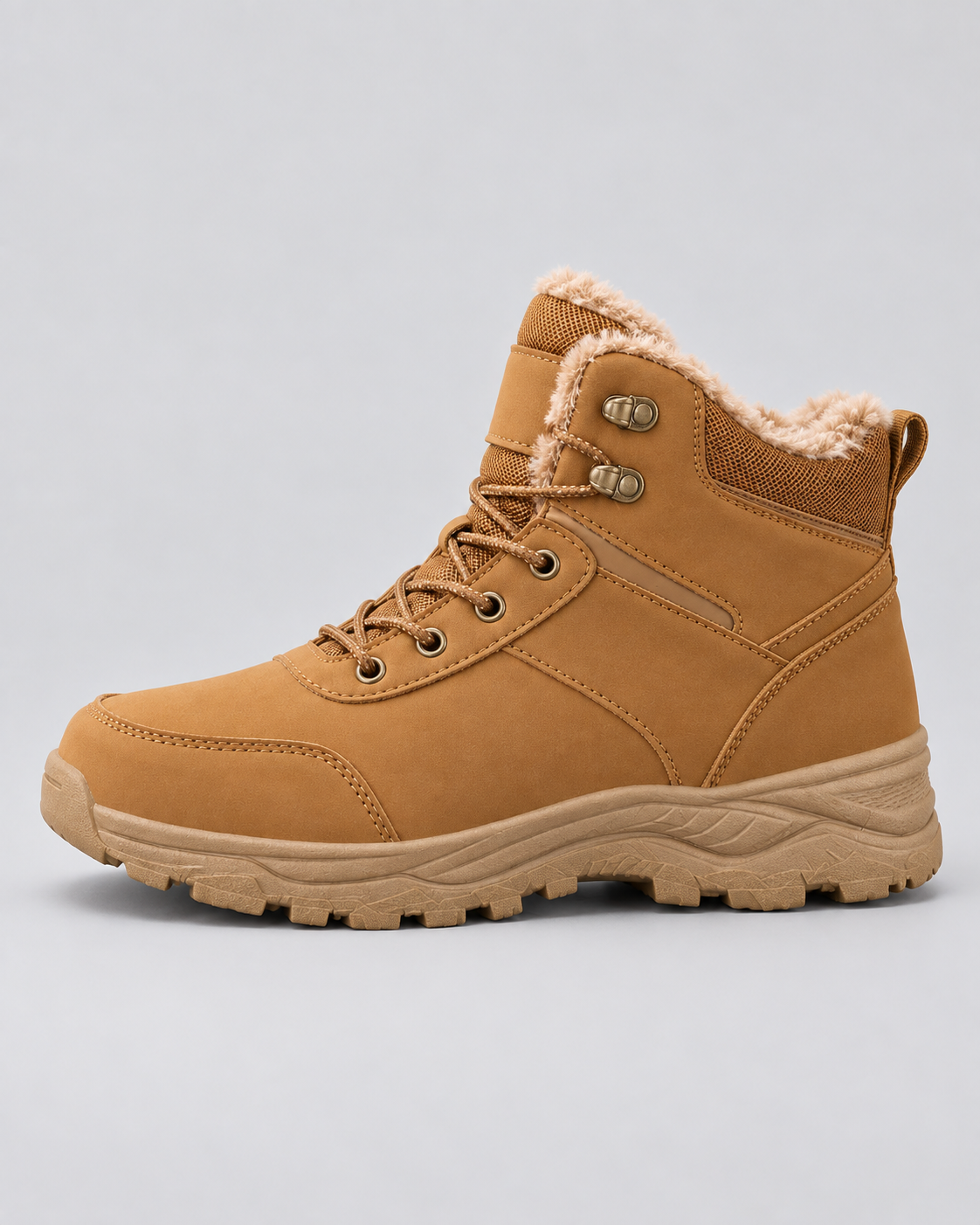 Men's Winter Ankle Boots | Plushed-Lined Collar