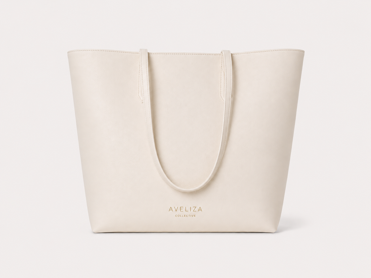 The Emma Tote - Soft Ivory