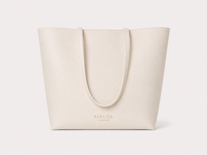 The Emma Tote - Soft Ivory