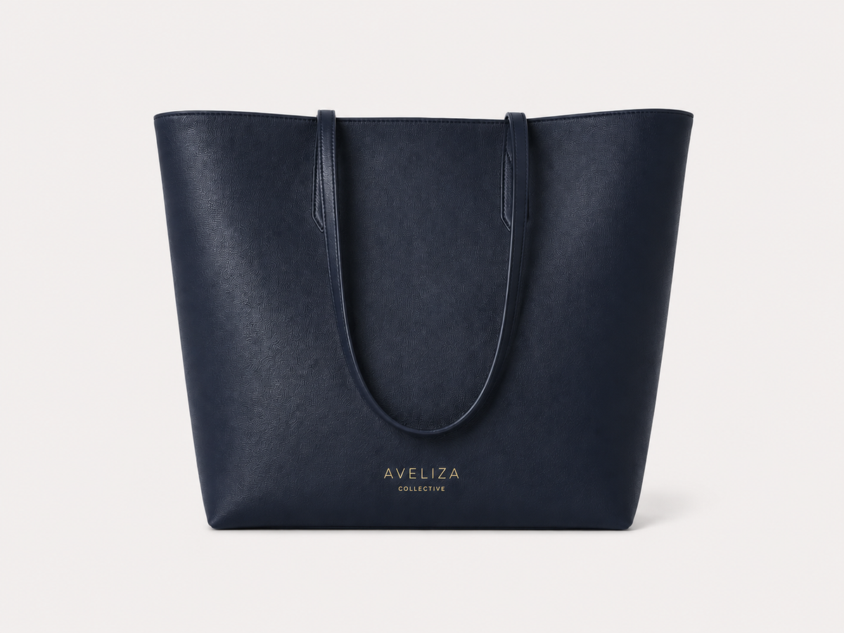 The Olivia Tote - Deep Navy