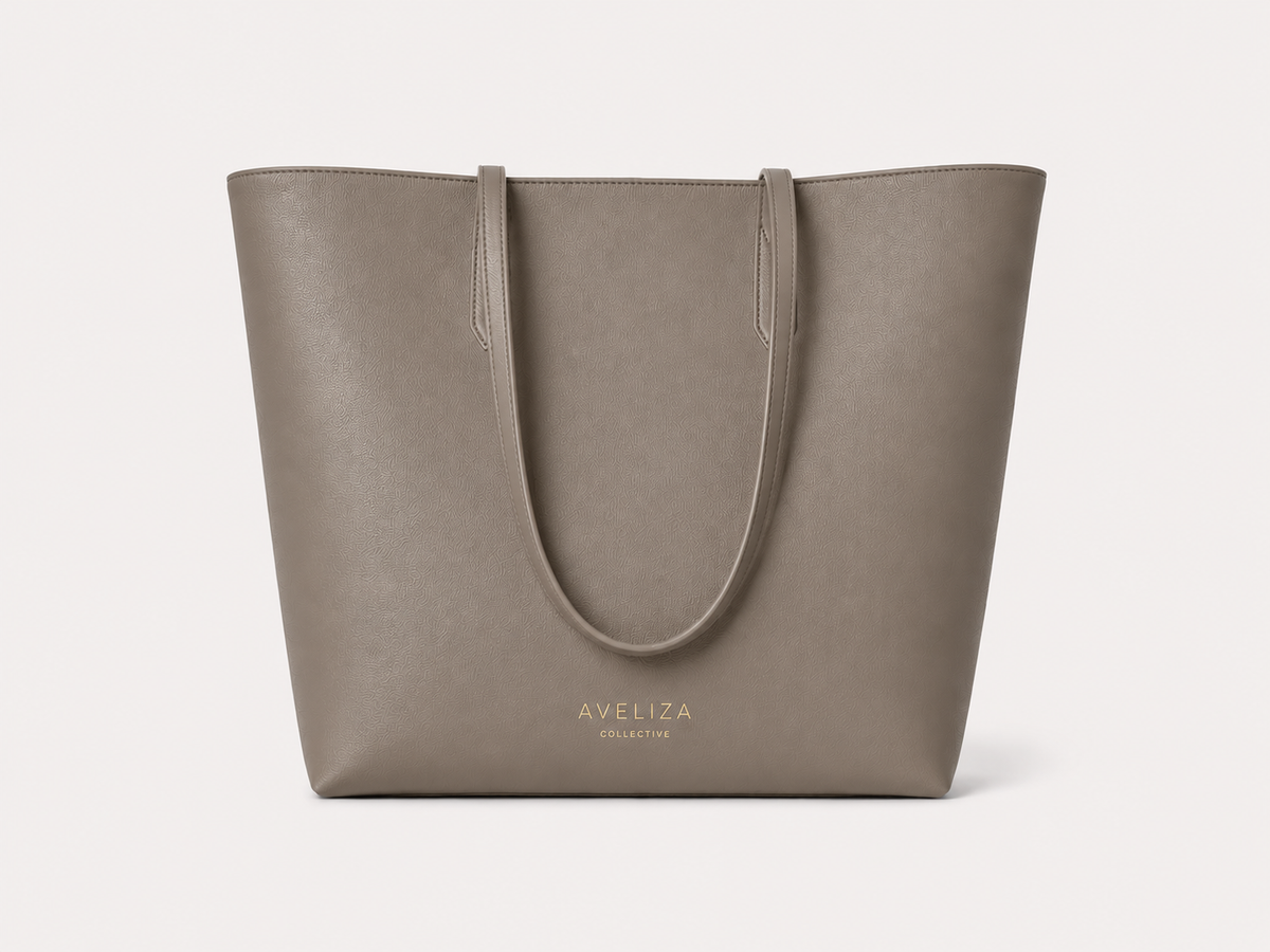 The Sophie Tote - Stone Taupe