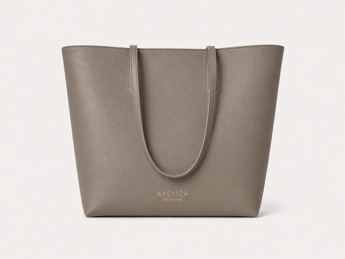 The Sophie Tote - Stone Taupe