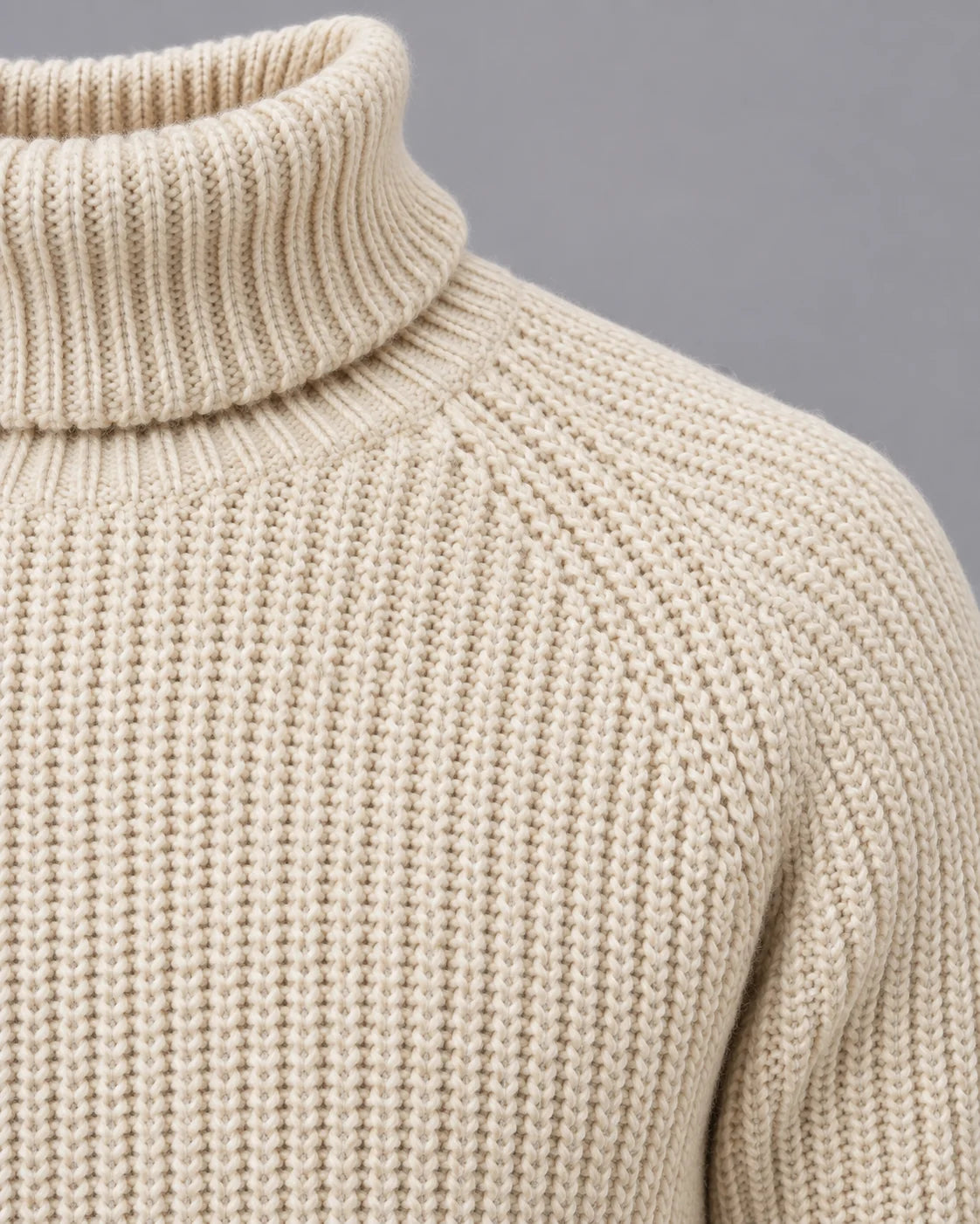 Men's Chunky Knit Turtleneck Sweater | Cozy Relaxed Fit Winter Jumper 6