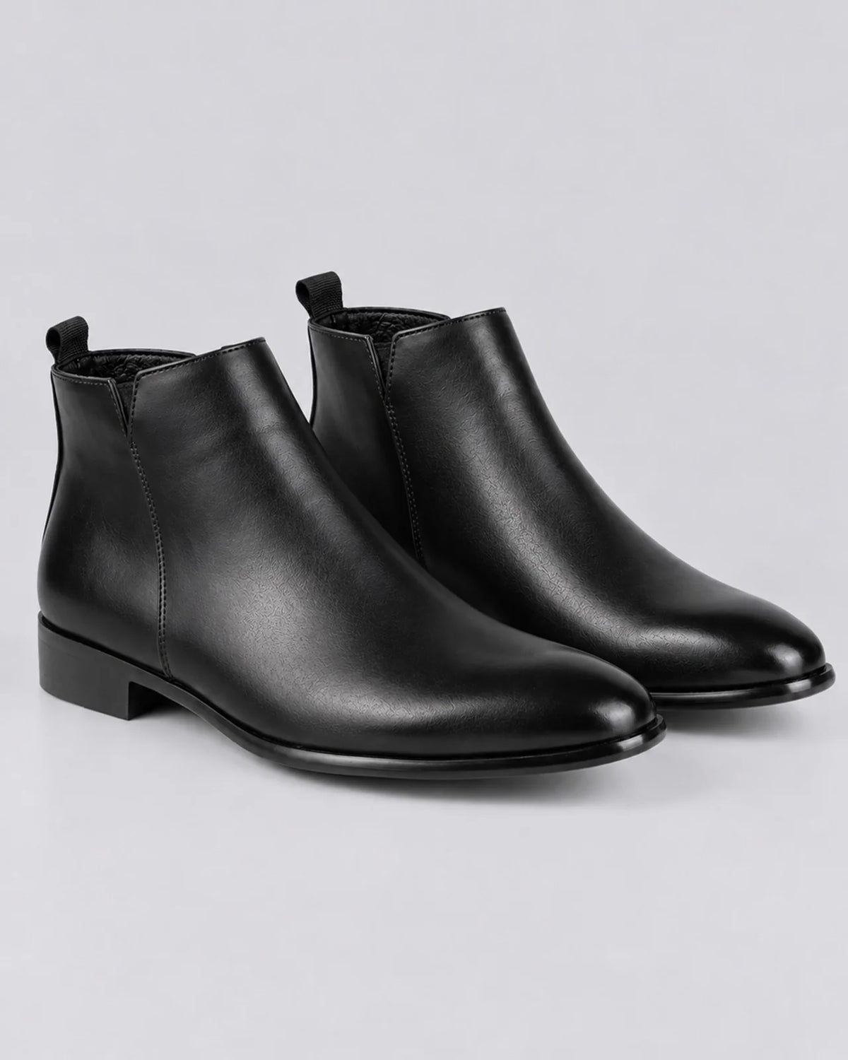 Men's Durable Leather Chelsea Boots | Stylish Pointed Toe Low Heel Footwear 1