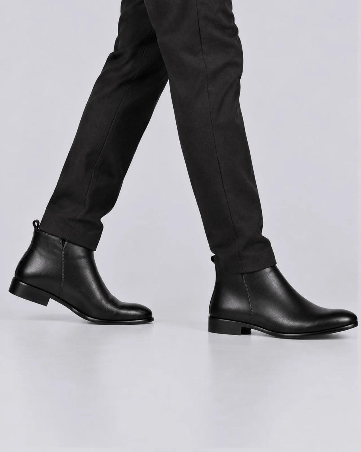 Men's Durable Leather Chelsea Boots | Stylish Pointed Toe Low Heel Footwear 6