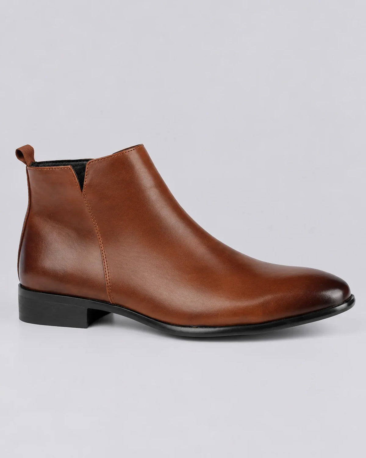Men's Durable Leather Chelsea Boots | Stylish Pointed Toe Low Heel Footwear 9
