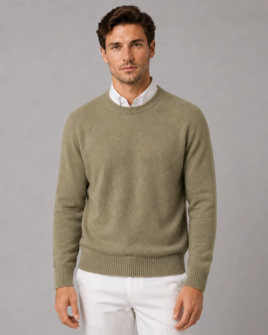 Men's Fine Cashmere Sweater | Classic Fit Lightweight Pullover | Soft Warm Winter Knit 5