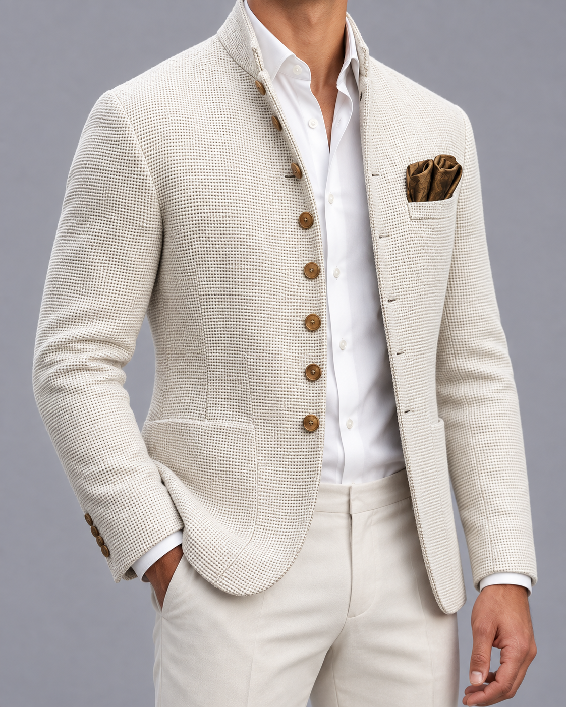 Men's Black Cardigan with Textured Weave | Tailored Fit for Effortless Style