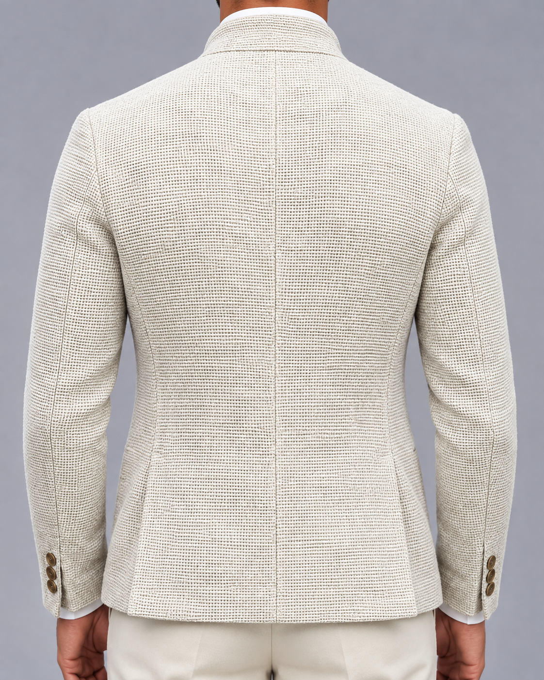 Men's Black Cardigan with Textured Weave | Tailored Fit for Effortless Style